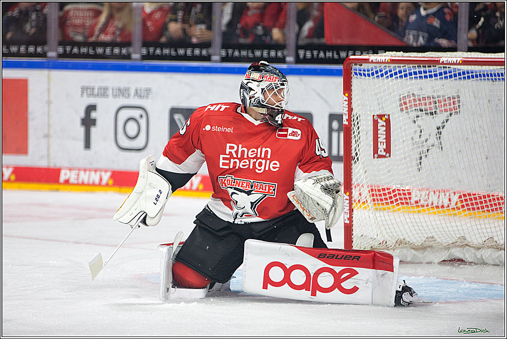 PENNY DEL; Koelner Haie- AEV Augsburg; Koeln, 03.10.2023