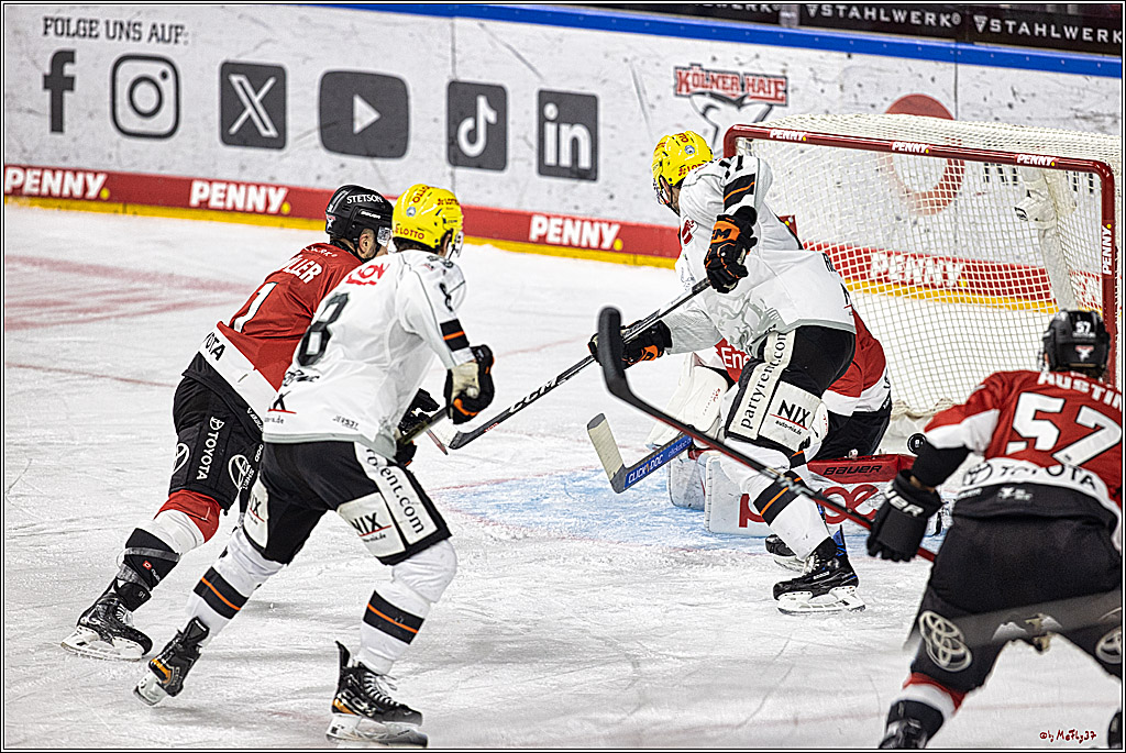 PENNY DEL 1. Kölner Haie - Löwen Frankfurt; Köln, 26.12.2023
