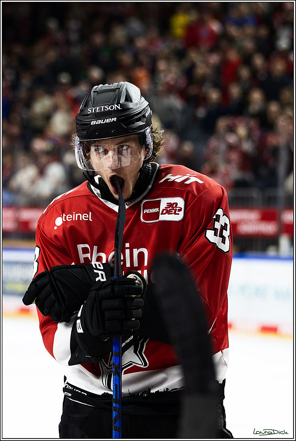 PENNY DEL; Koelner Haie- Loewen Frankfurt; Koeln, 26.12.2023