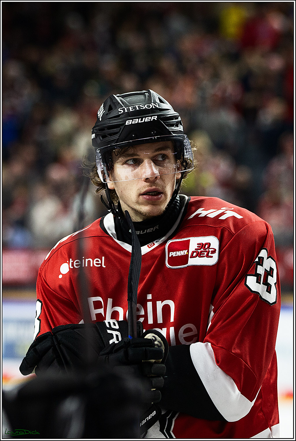 PENNY DEL; Koelner Haie- Loewen Frankfurt; Koeln, 26.12.2023