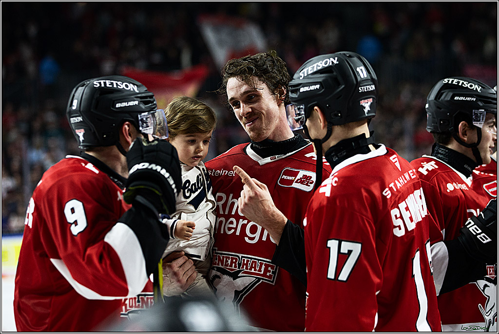 PENNY DEL; Koelner Haie- Loewen Frankfurt; Koeln, 26.12.2023