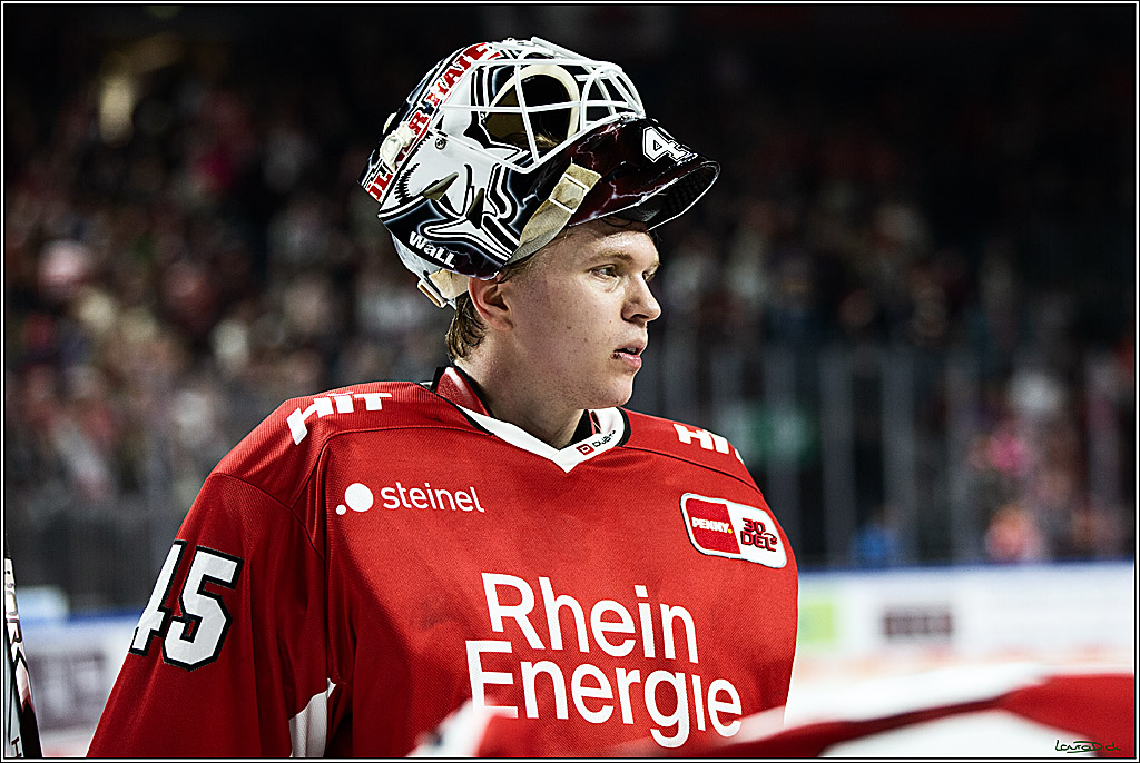 PENNY DEL; Koelner Haie- Loewen Frankfurt; Koeln, 26.12.2023