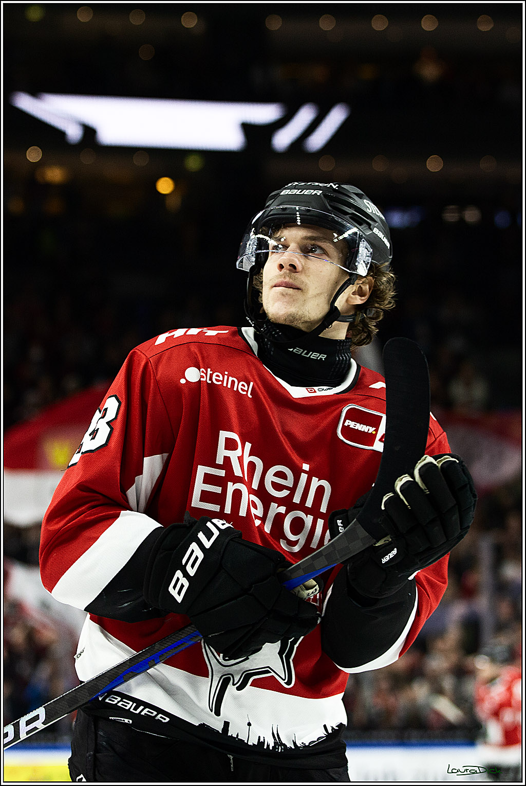 PENNY DEL; Koelner Haie- Loewen Frankfurt; Koeln, 26.12.2023
