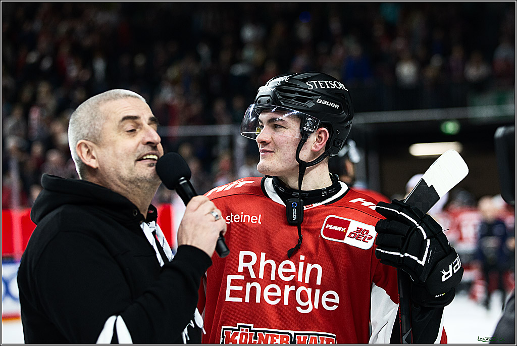 PENNY DEL; Koelner Haie- Loewen Frankfurt; Koeln, 26.12.2023