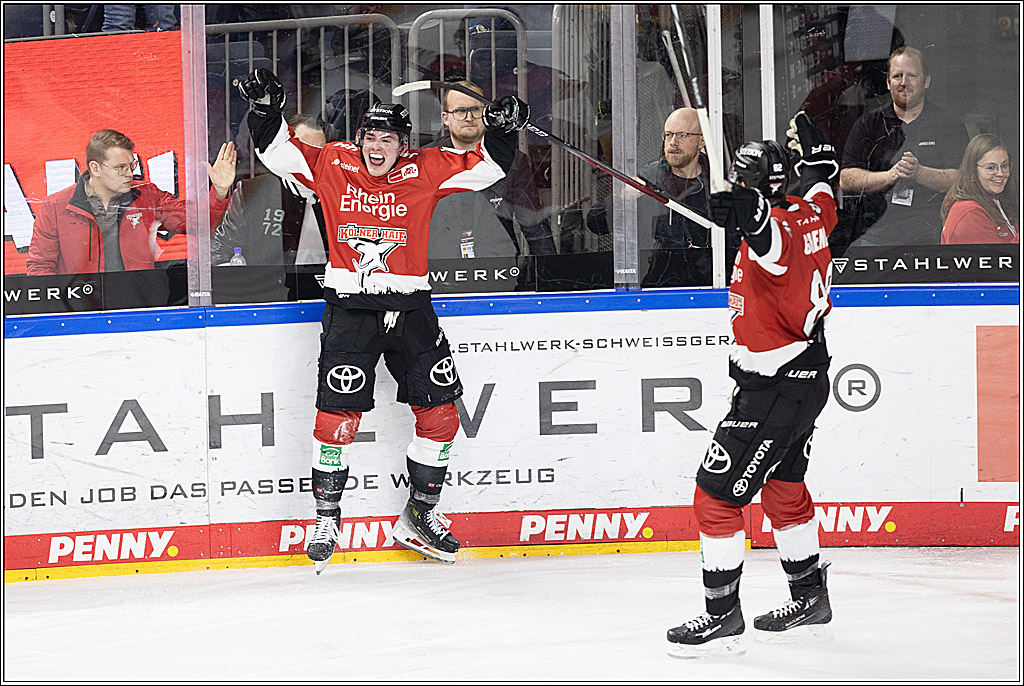 PENNY DEL 1; Kölner Haie - Löwen Frankfurt; Köln, 16.02.2024