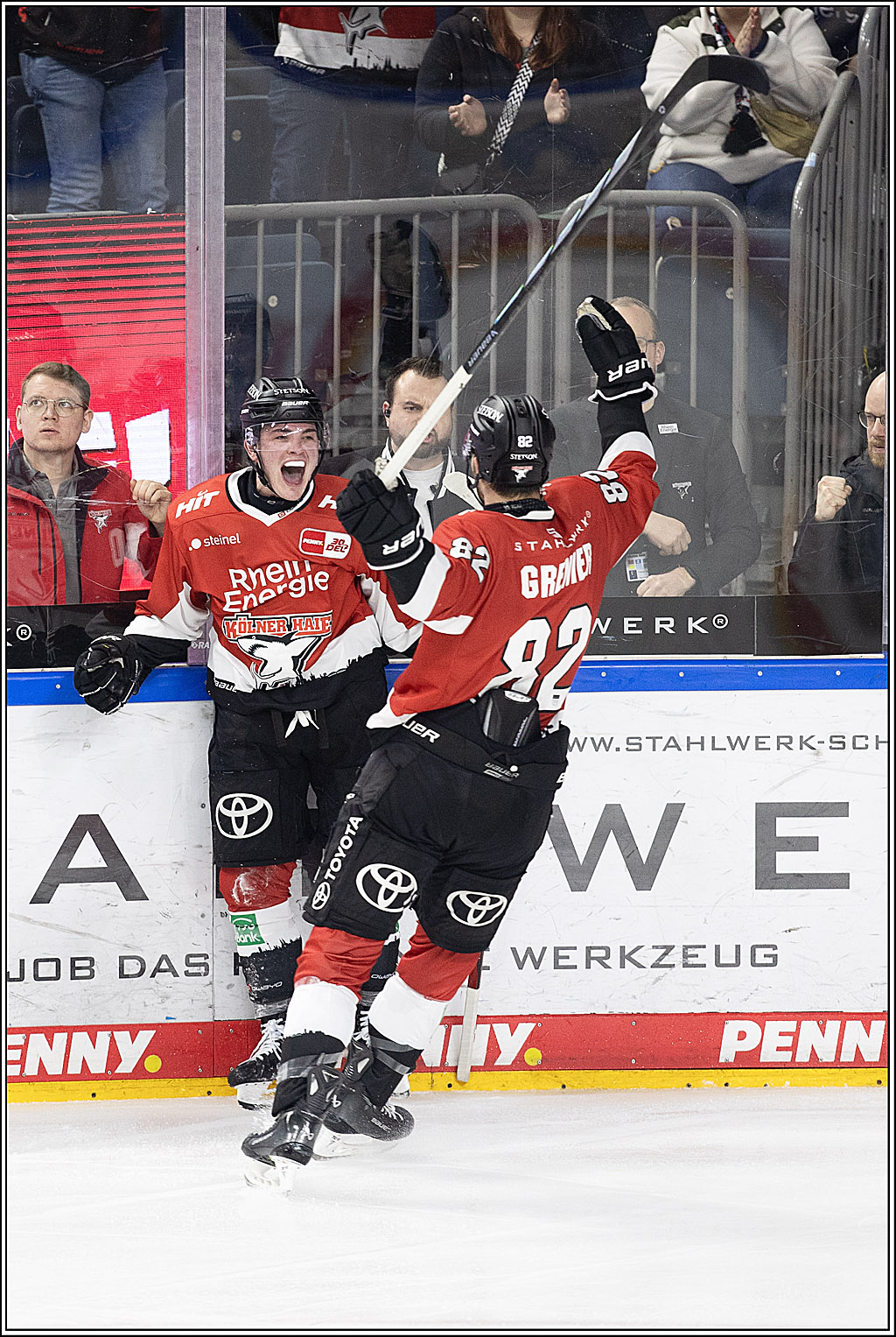 PENNY DEL 1; Kölner Haie - Löwen Frankfurt; Köln, 16.02.2024