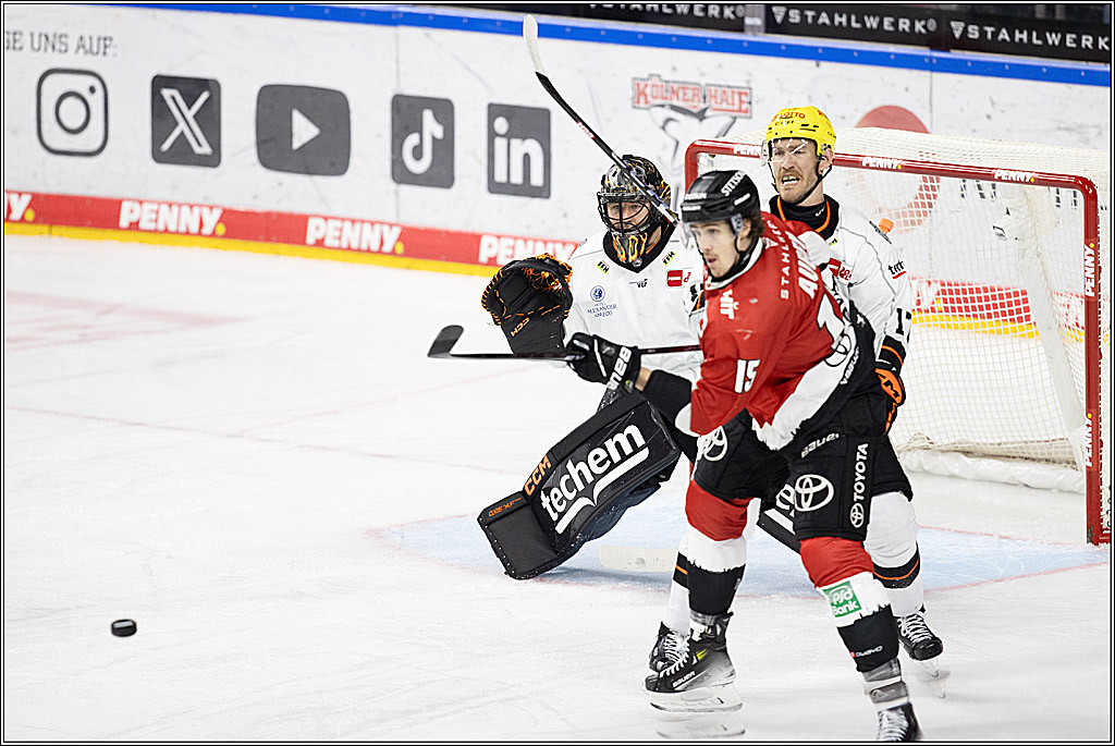 PENNY DEL 1; Kölner Haie - Löwen Frankfurt; Köln, 16.02.2024