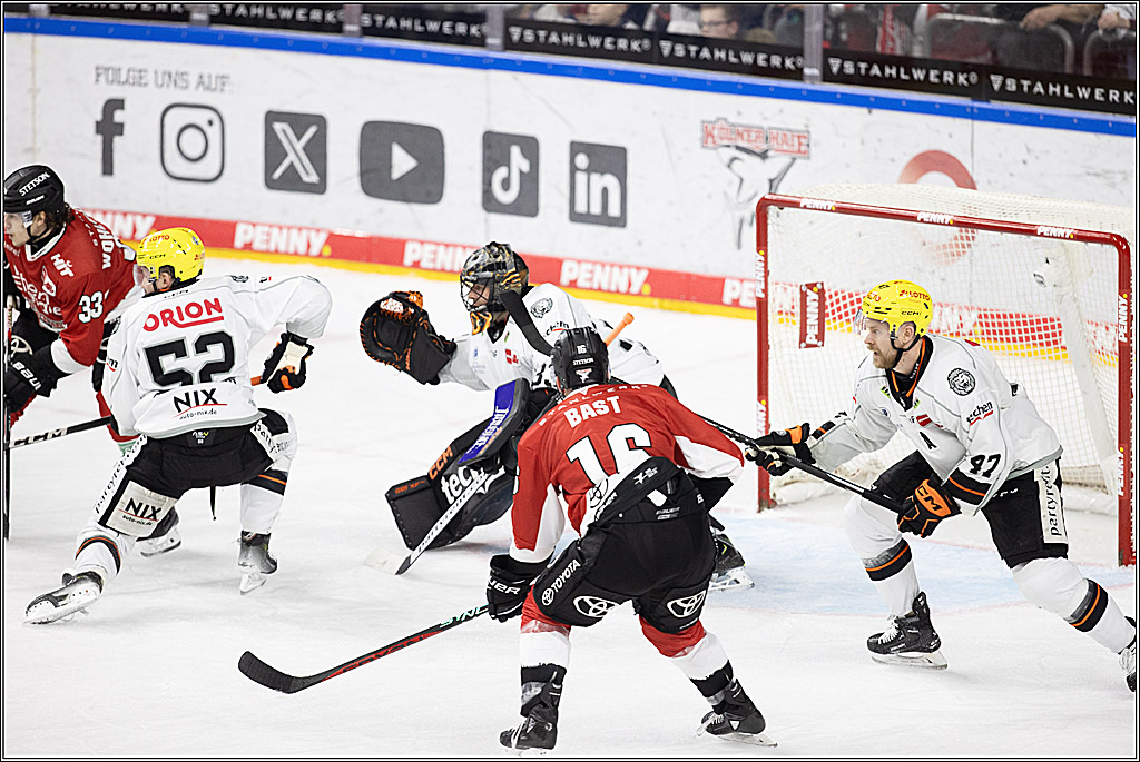 PENNY DEL 1; Kölner Haie - Löwen Frankfurt; Köln, 16.02.2024