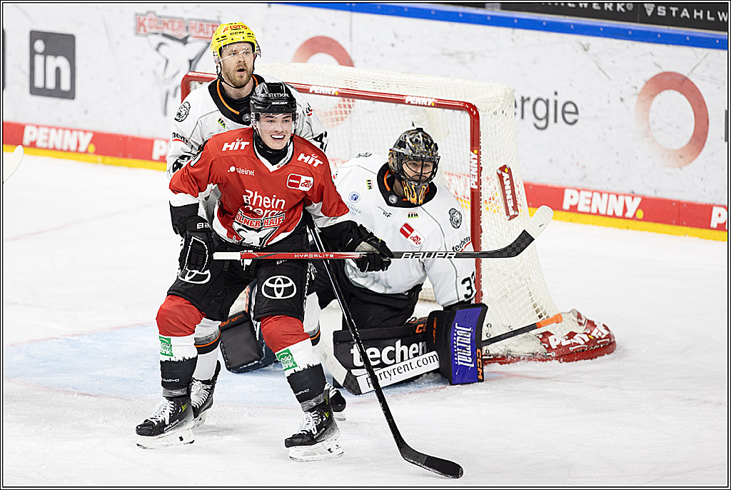 PENNY DEL 1; Kölner Haie - Löwen Frankfurt; Köln, 16.02.2024