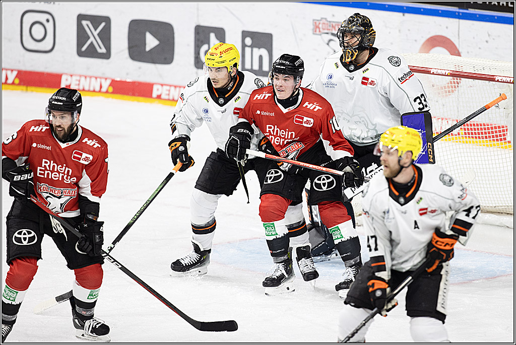 PENNY DEL 1; Kölner Haie - Löwen Frankfurt; Köln, 16.02.2024