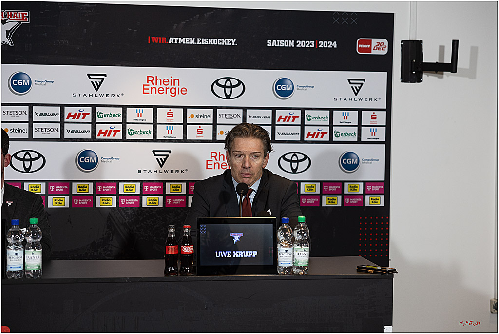 PENNY DEL 1; Kölner Haie - Löwen Frankfurt; Köln, 16.02.2024