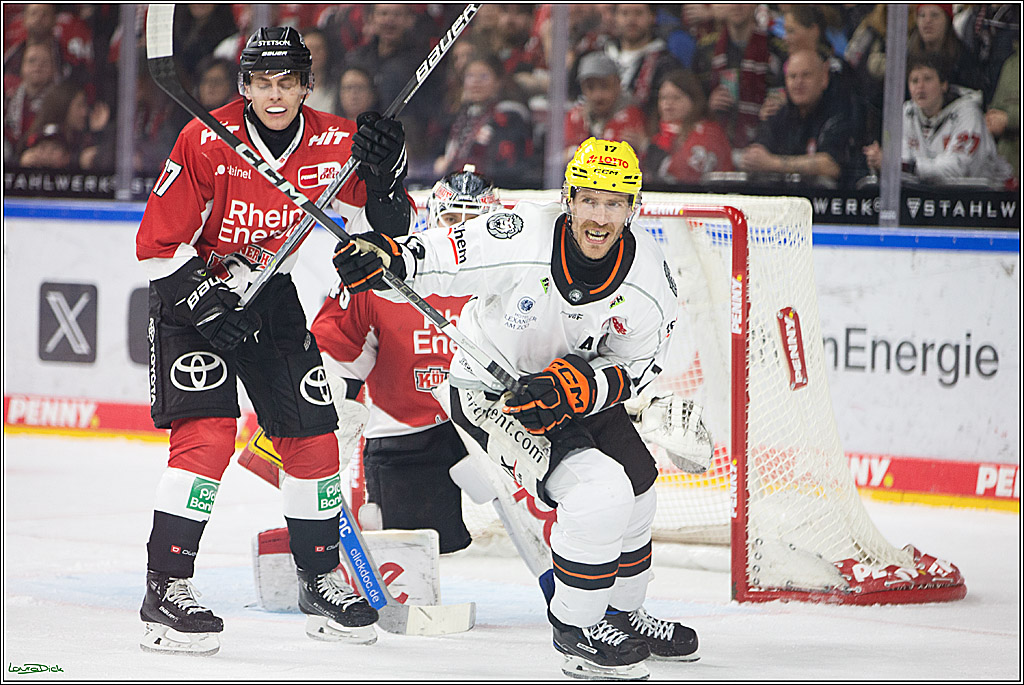 PENNY DEL; Koelner Haie-Loewen Frankfurt; Koeln, 16.02.2024