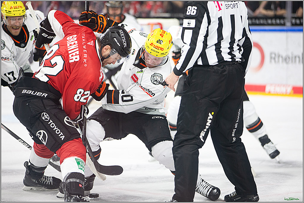 PENNY DEL; Koelner Haie-Loewen Frankfurt; Koeln, 16.02.2024