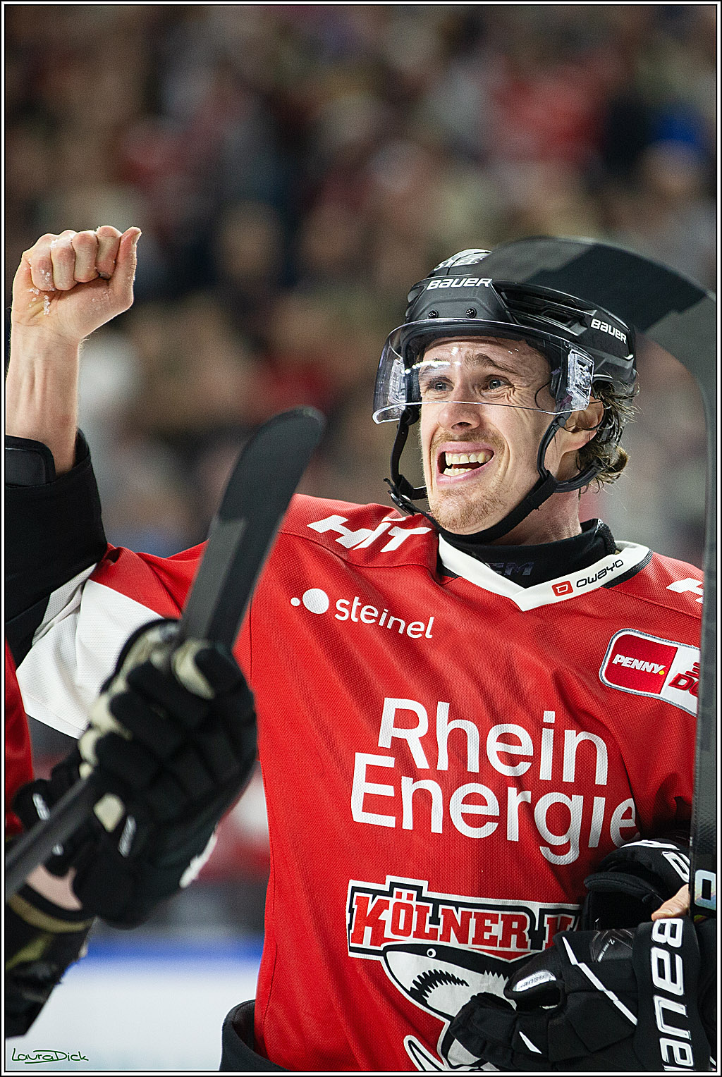 PENNY DEL; Koelner Haie-Loewen Frankfurt; Koeln, 16.02.2024
