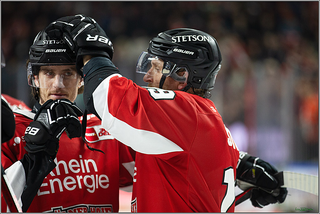 PENNY DEL; Koelner Haie-Loewen Frankfurt; Koeln, 16.02.2024
