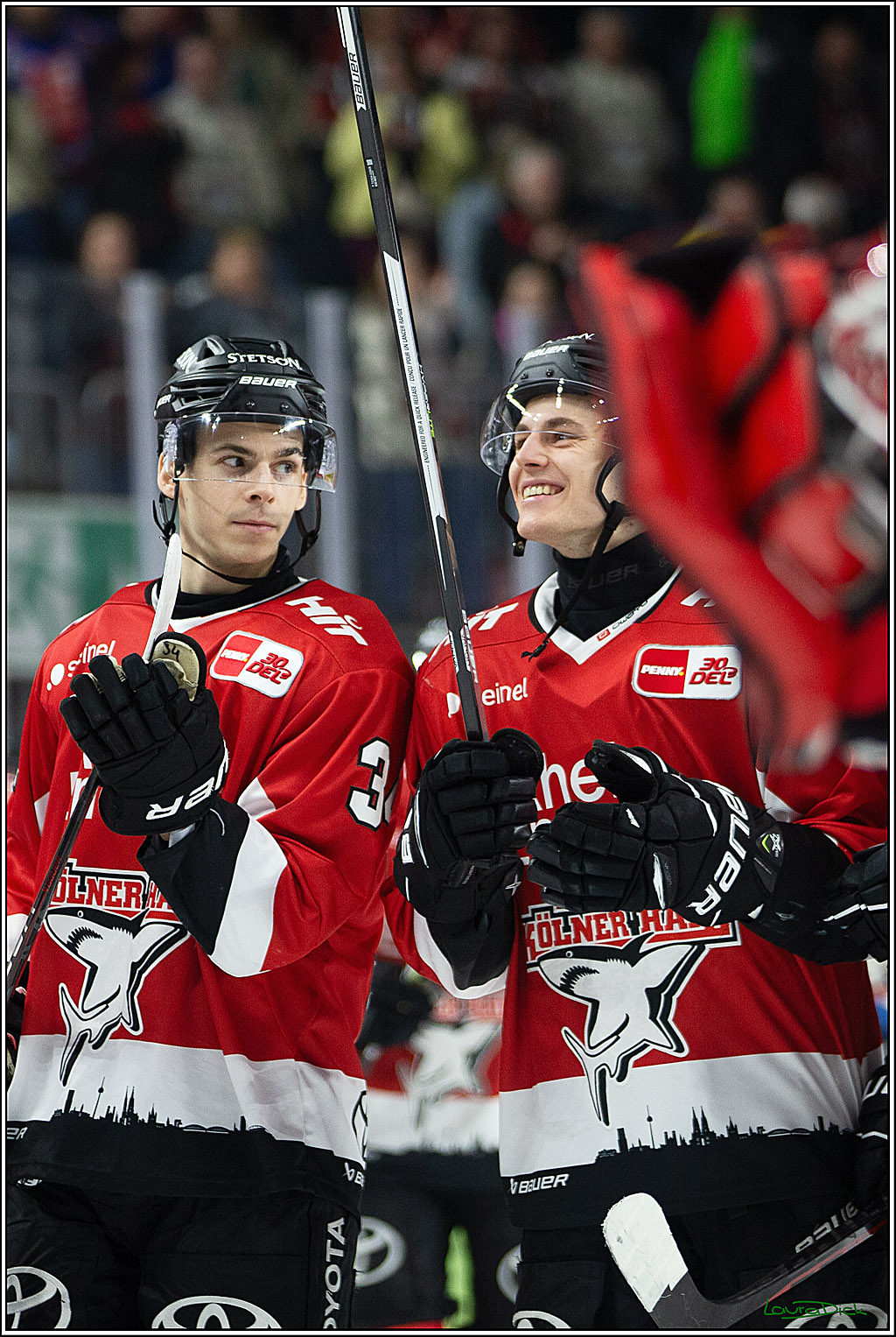 PENNY DEL; Koelner Haie-Loewen Frankfurt; Koeln, 16.02.2024