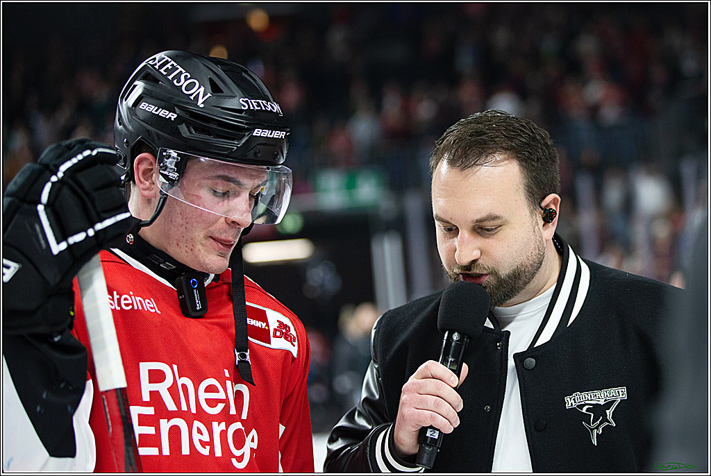PENNY DEL; Koelner Haie-Loewen Frankfurt; Koeln, 16.02.2024
