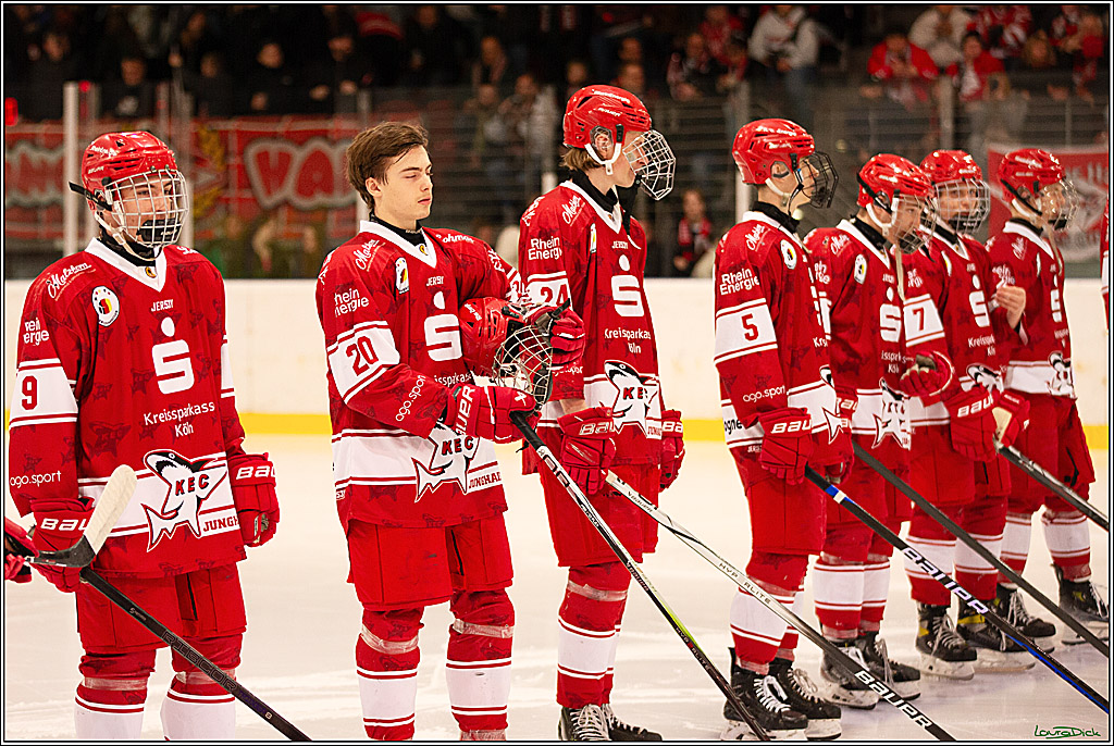 4. Finale Spiel U17 Koelner Junghaie- Jungadler Mannheim; Koeln, 21.04.2024