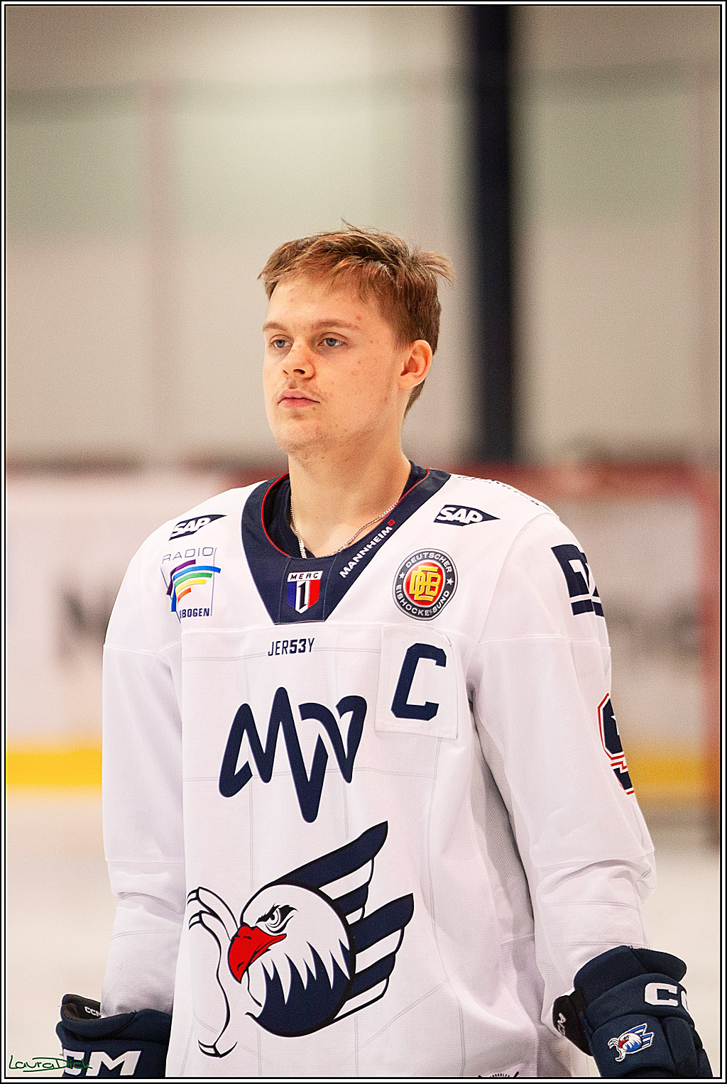 4. Finale Spiel U17 Koelner Junghaie- Jungadler Mannheim; Koeln, 21.04.2024