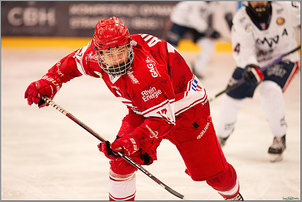 4. Finale Spiel U17 Koelner Junghaie- Jungadler Mannheim; Koeln, 21.04.2024