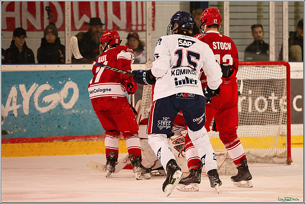 4. Finale Spiel U17 Koelner Junghaie- Jungadler Mannheim; Koeln, 21.04.2024