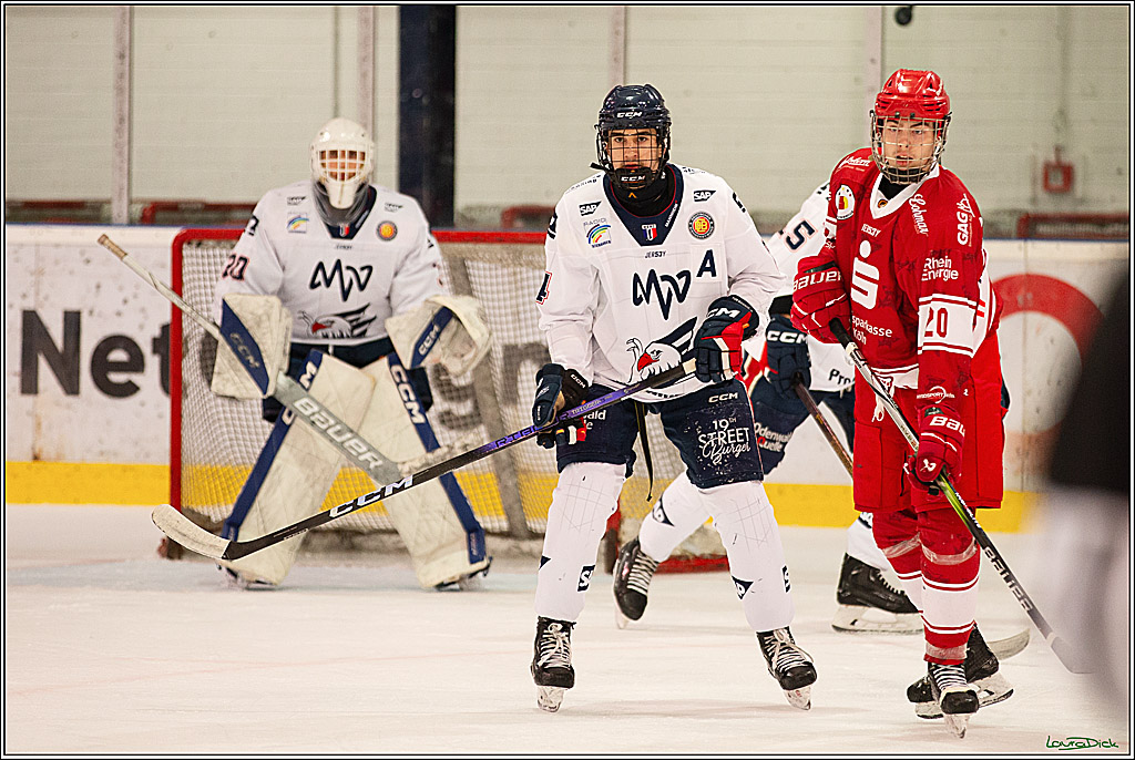 4. Finale Spiel U17 Koelner Junghaie- Jungadler Mannheim; Koeln, 21.04.2024