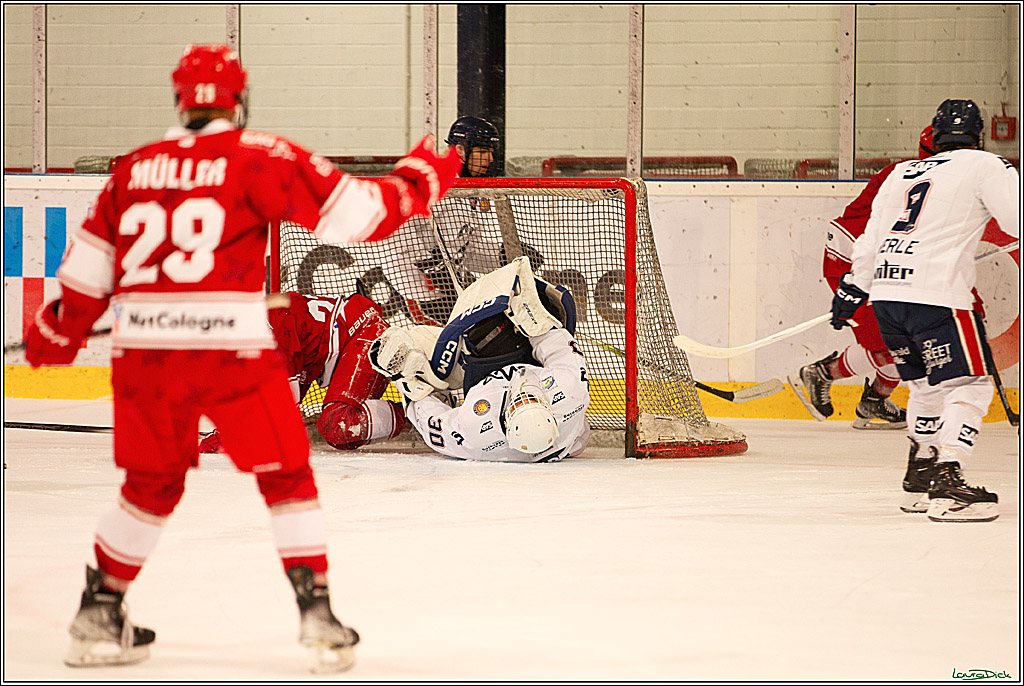 4. Finale Spiel U17 Koelner Junghaie- Jungadler Mannheim; Koeln, 21.04.2024