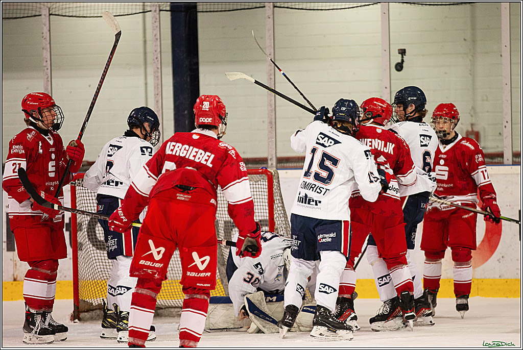 4. Finale Spiel U17 Koelner Junghaie- Jungadler Mannheim; Koeln, 21.04.2024