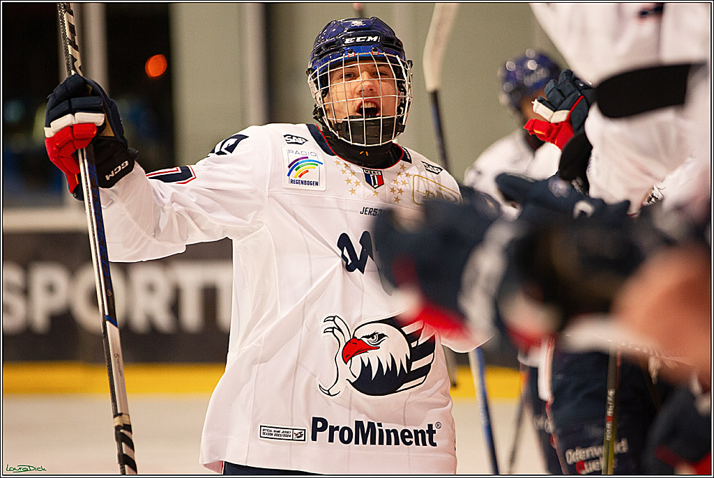 4. Finale Spiel U17 Koelner Junghaie- Jungadler Mannheim; Koeln, 21.04.2024