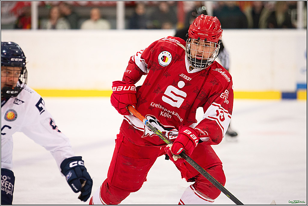 4. Finale Spiel U17 Koelner Junghaie- Jungadler Mannheim; Koeln, 21.04.2024