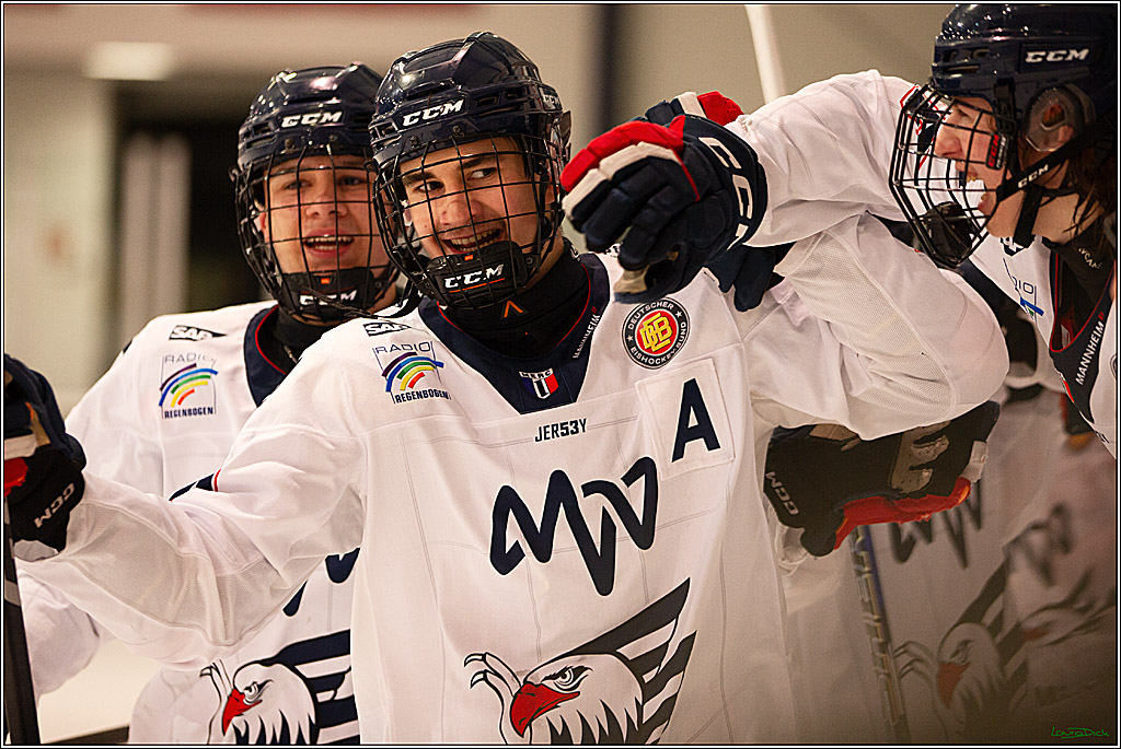 4. Finale Spiel U17 Koelner Junghaie- Jungadler Mannheim; Koeln, 21.04.2024