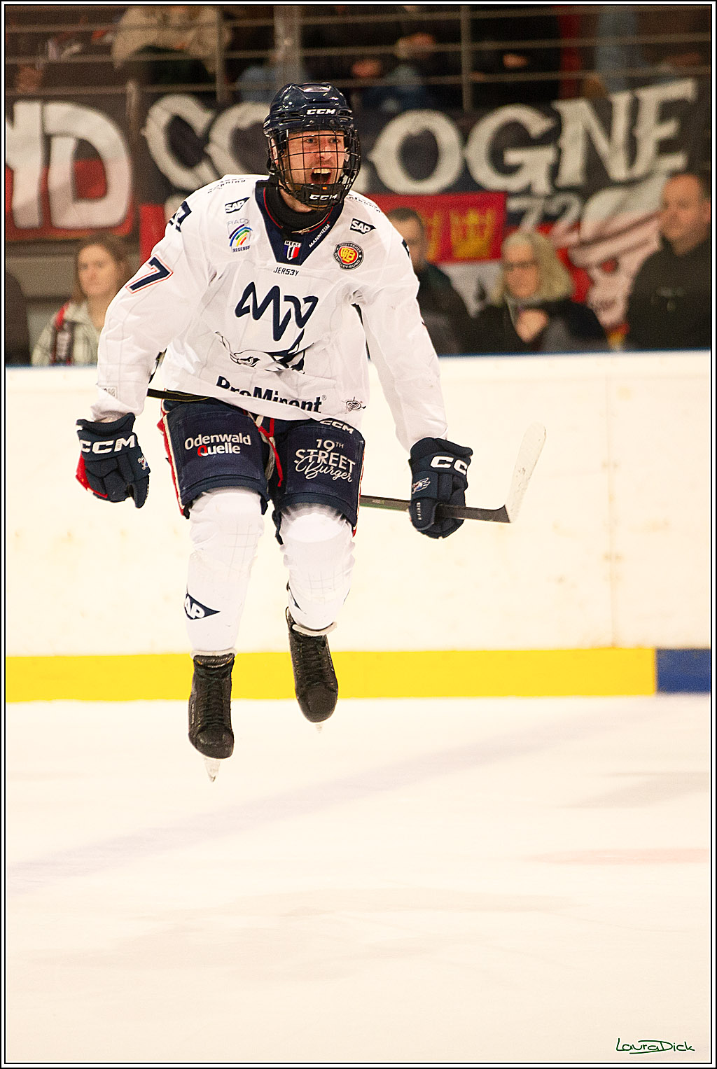 4. Finale Spiel U17 Koelner Junghaie- Jungadler Mannheim; Koeln, 21.04.2024