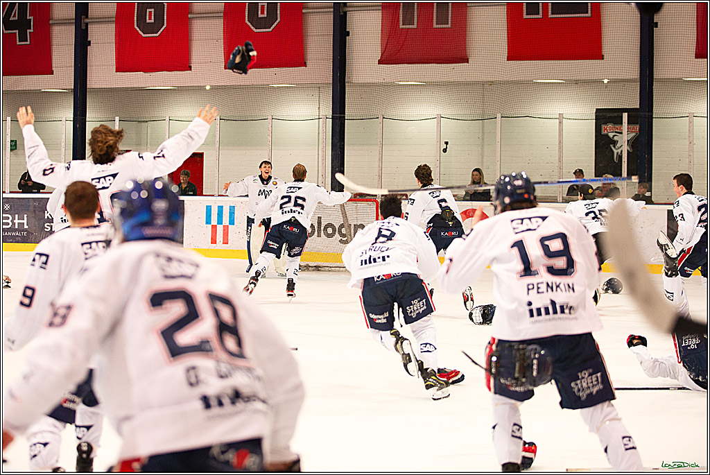 4. Finale Spiel U17 Koelner Junghaie- Jungadler Mannheim; Koeln, 21.04.2024