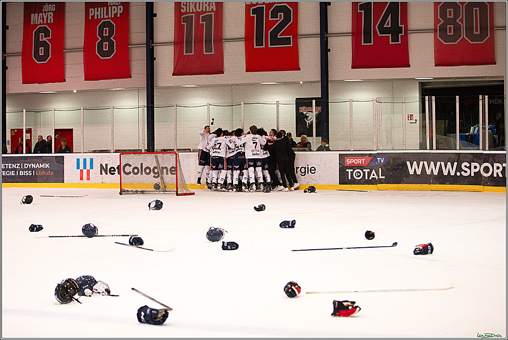 4. Finale Spiel U17 Koelner Junghaie- Jungadler Mannheim; Koeln, 21.04.2024
