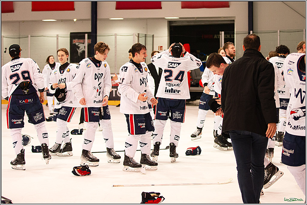 4. Finale Spiel U17 Koelner Junghaie- Jungadler Mannheim; Koeln, 21.04.2024