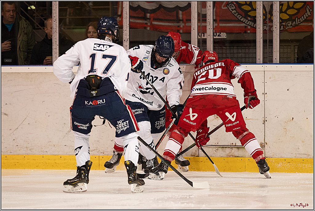 4. Finale Spiel U17 Kölner Junghaie - Jungadler Mannheim 1:5, 21.04.2024