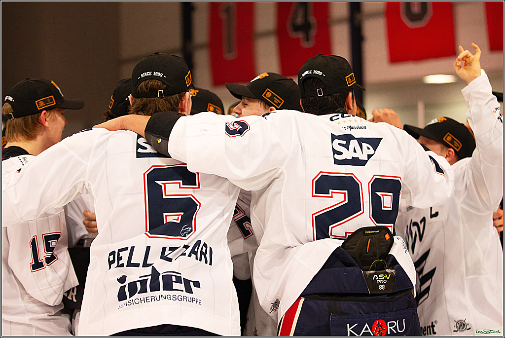 4. Finale Spiel U17 Koelner Junghaie- Jungadler Mannheim; Koeln, 21.04.2024