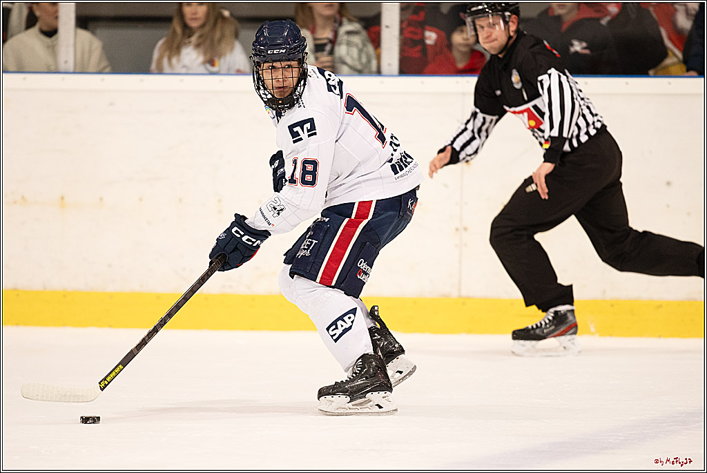 4. Finale Spiel U17 Kölner Junghaie - Jungadler Mannheim 1:5, 21.04.2024