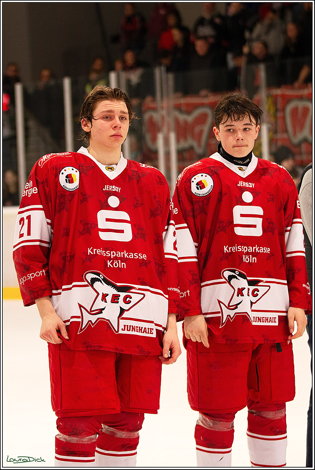 4. Finale Spiel U17 Koelner Junghaie- Jungadler Mannheim; Koeln, 21.04.2024