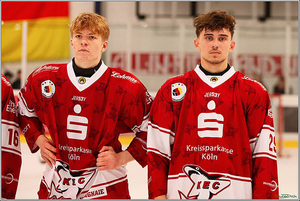 4. Finale Spiel U17 Koelner Junghaie- Jungadler Mannheim; Koeln, 21.04.2024