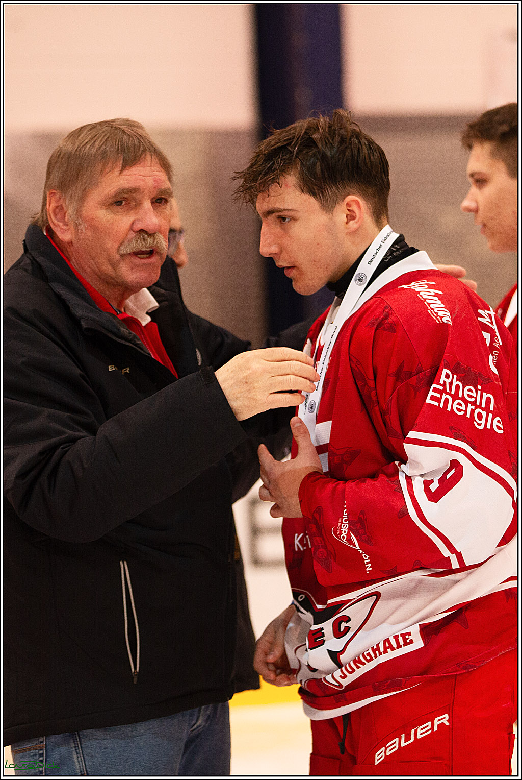 4. Finale Spiel U17 Koelner Junghaie- Jungadler Mannheim; Koeln, 21.04.2024