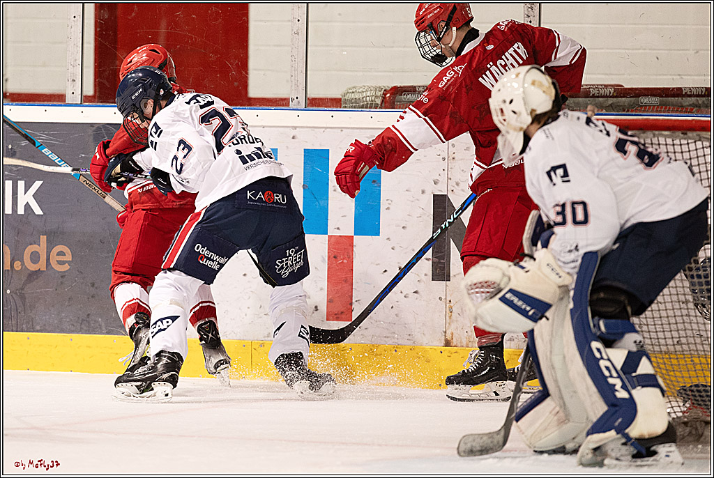 4. Finale Spiel U17 Kölner Junghaie - Jungadler Mannheim 1:5, 21.04.2024