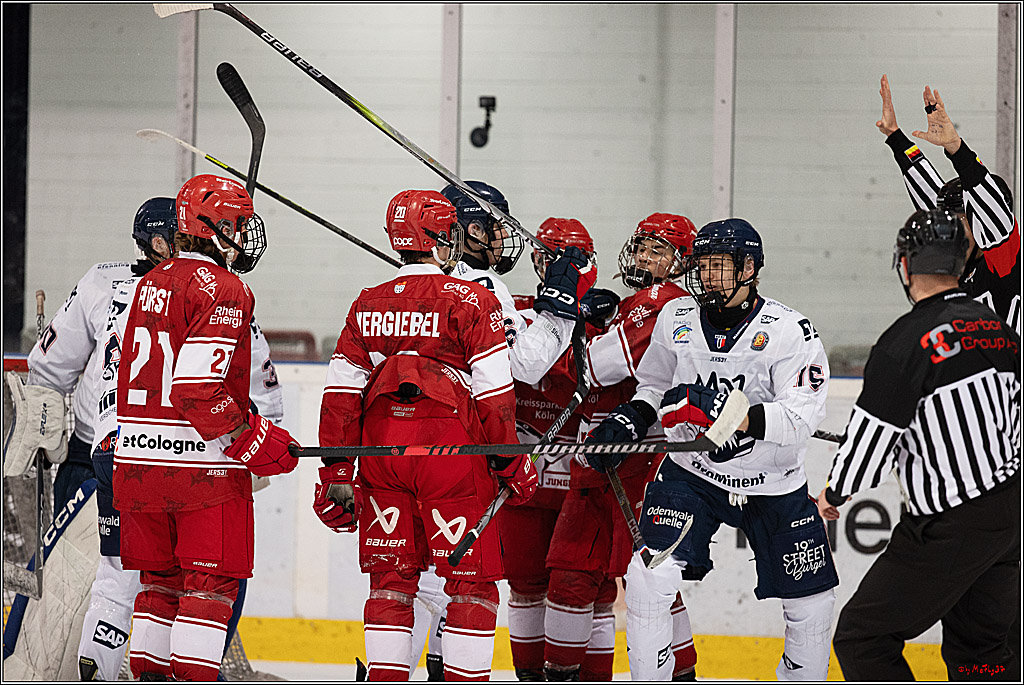 4. Finale Spiel U17 Kölner Junghaie - Jungadler Mannheim 1:5, 21.04.2024