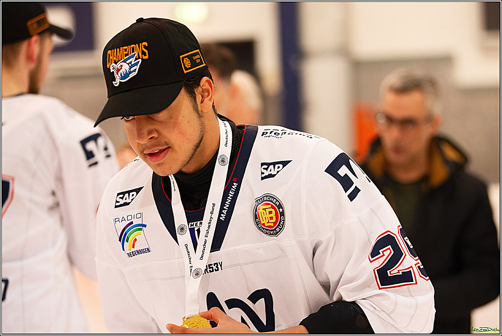 4. Finale Spiel U17 Koelner Junghaie- Jungadler Mannheim; Koeln, 21.04.2024