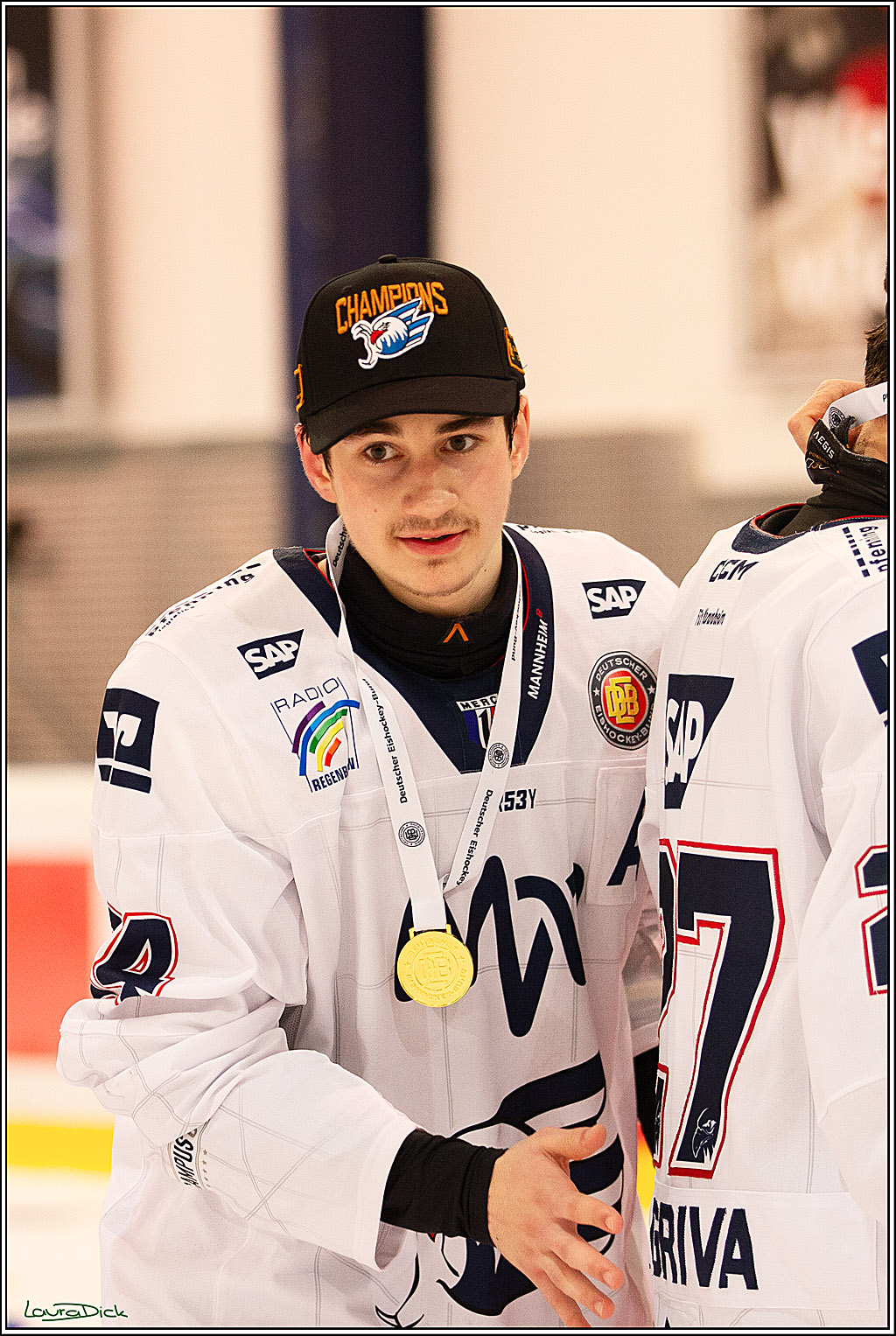 4. Finale Spiel U17 Koelner Junghaie- Jungadler Mannheim; Koeln, 21.04.2024