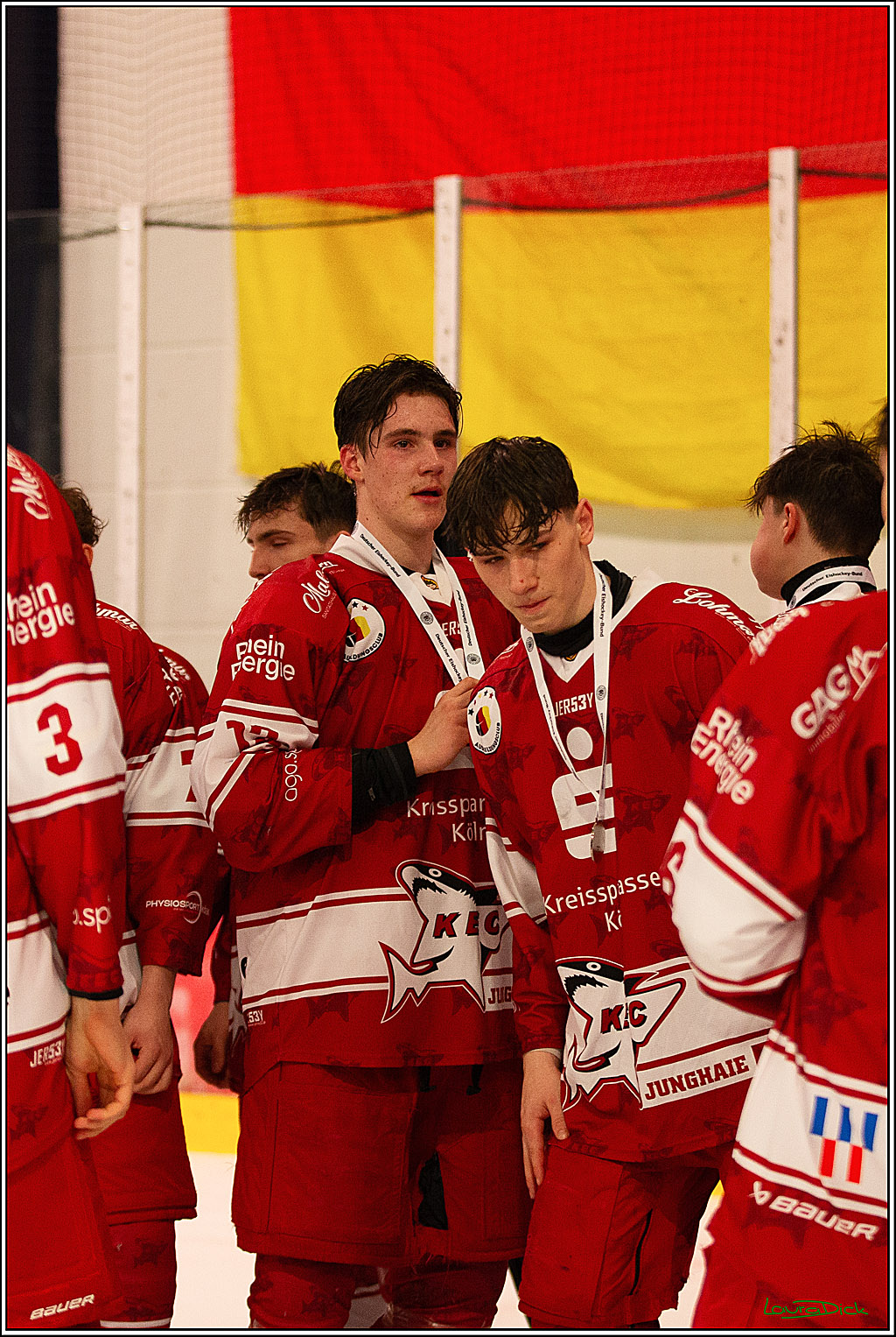 4. Finale Spiel U17 Koelner Junghaie- Jungadler Mannheim; Koeln, 21.04.2024