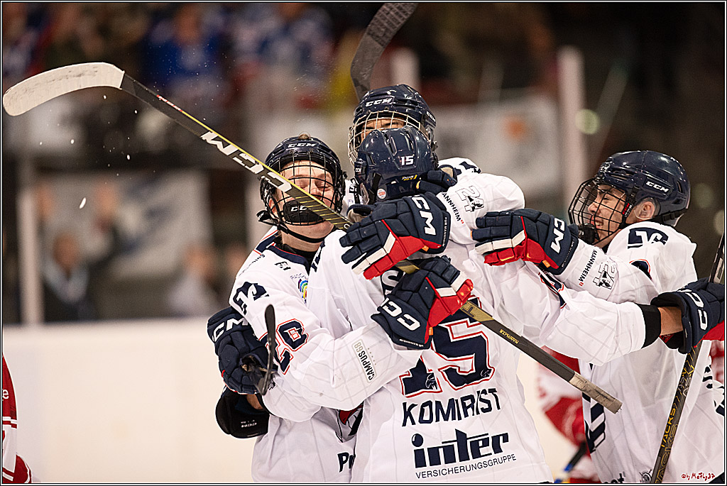 4. Finale Spiel U17 Kölner Junghaie - Jungadler Mannheim 1:5, 21.04.2024
