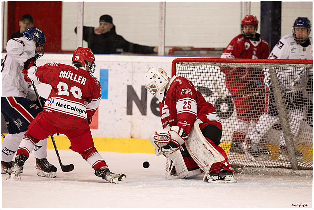 4. Finale Spiel U17 Kölner Junghaie - Jungadler Mannheim 1:5, 21.04.2024