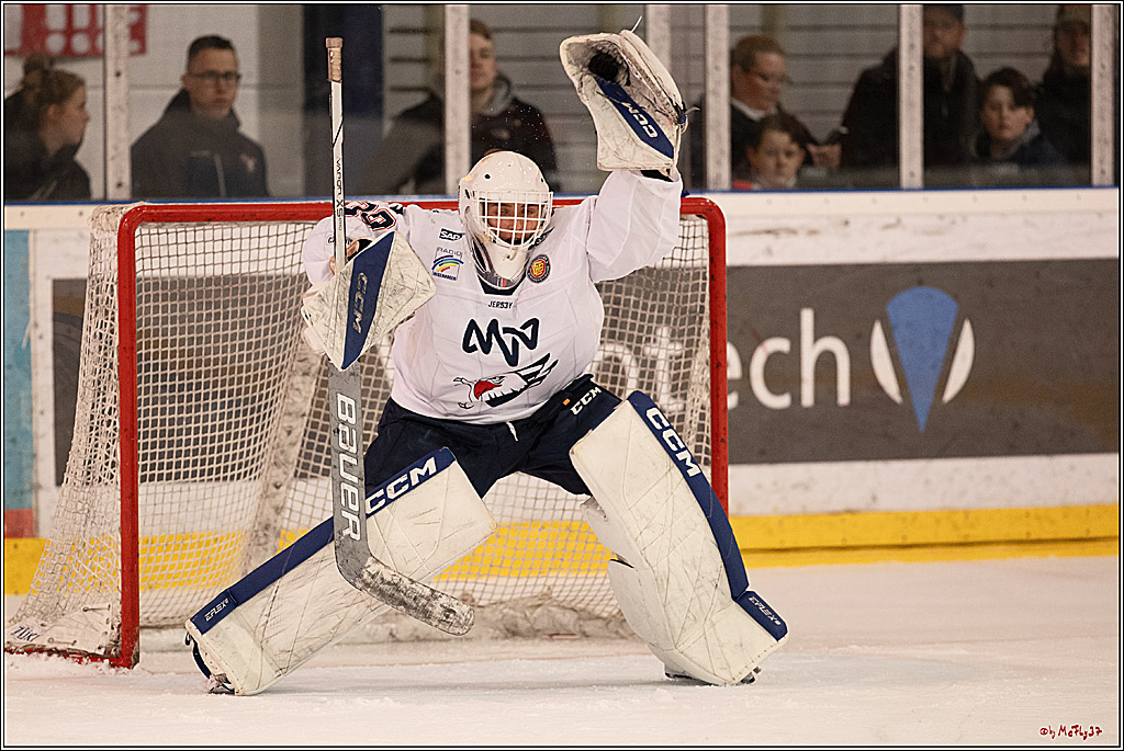 4. Finale Spiel U17 Kölner Junghaie - Jungadler Mannheim 1:5, 21.04.2024