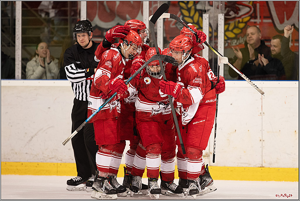 4. Finale Spiel U17 Kölner Junghaie - Jungadler Mannheim 1:5, 21.04.2024
